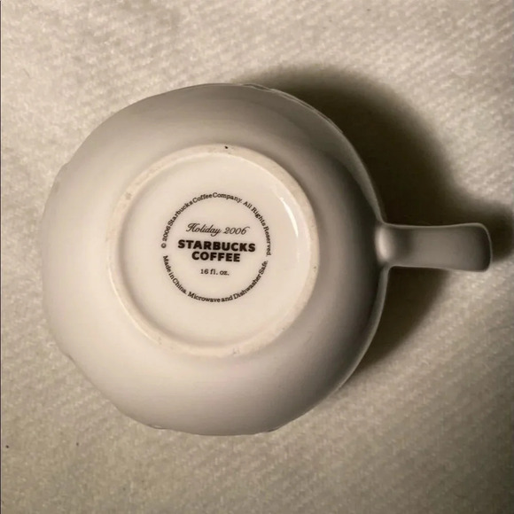 STARBUCKS 3D  CHRISTMAS TREE SNOWMAN CUP/MUG - Picture 3 of 5